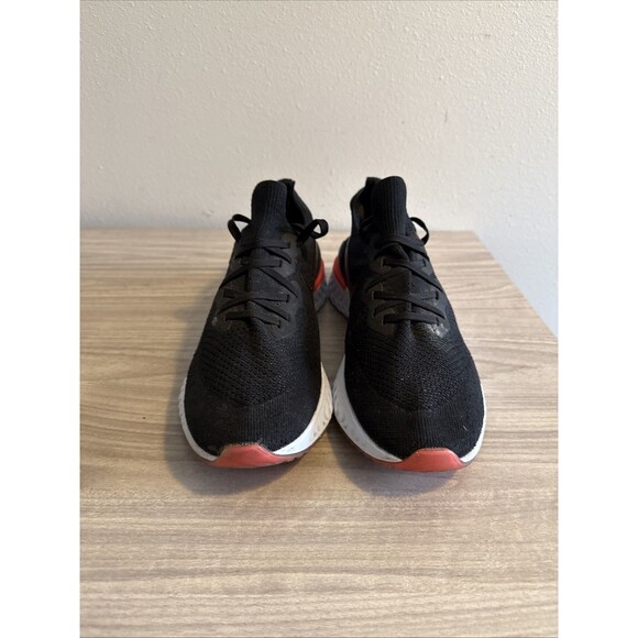 Nike Womens Epic React Flyknit 2 BQ8927-003 Black Running Shoes Sneakers Sz 11 - Picture 3 of 11